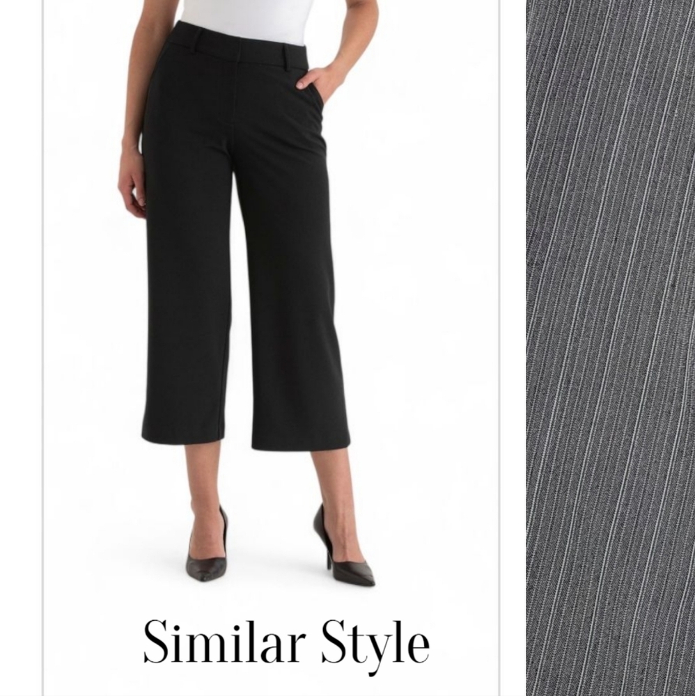 😍3/$25 Ricki's Striped Cropped Pants